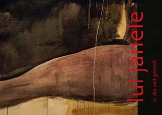 Titelseite des Kunstbuchs "In die Zeit gemalt" von Lui Janele
